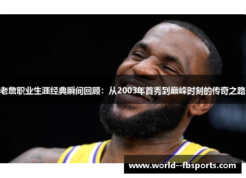 老詹职业生涯经典瞬间回顾：从2003年首秀到巅峰时刻的传奇之路