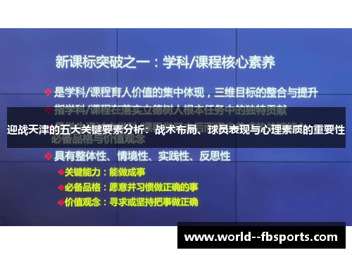 迎战天津的五大关键要素分析:战术布局、球员表现与心理素质的重要性 迎战天津的五大关键要素分析:战术布局、球员表现与心理素质的重要性